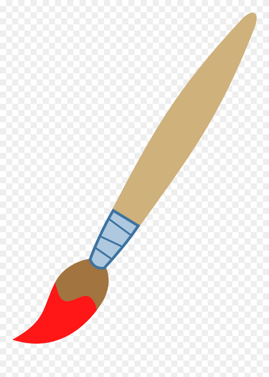 Paintbrush Clip Art - Clipart Paint Brush - Png Download