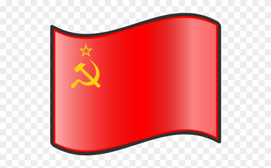 Flag Clip Art - Soviet Union Flag Clipart - Png Download
