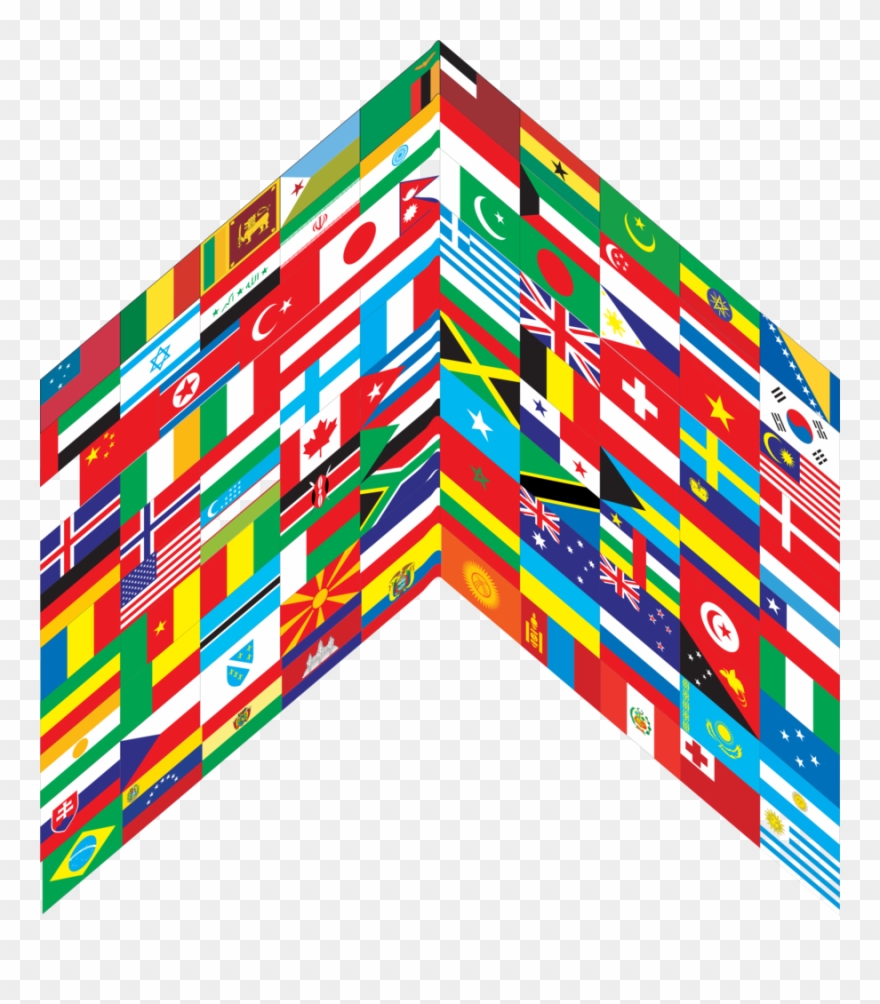 Angle Clipart Flag Clip Art - Clip Art - Png Download