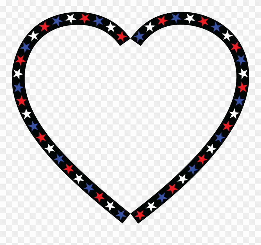 - Eps, - Svg, - Free Clipart Of A Patriotic - Red And Blue Heart Png Transparent Png