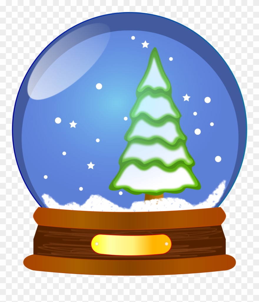 Winter - Snow Globe Clipart - Png Download