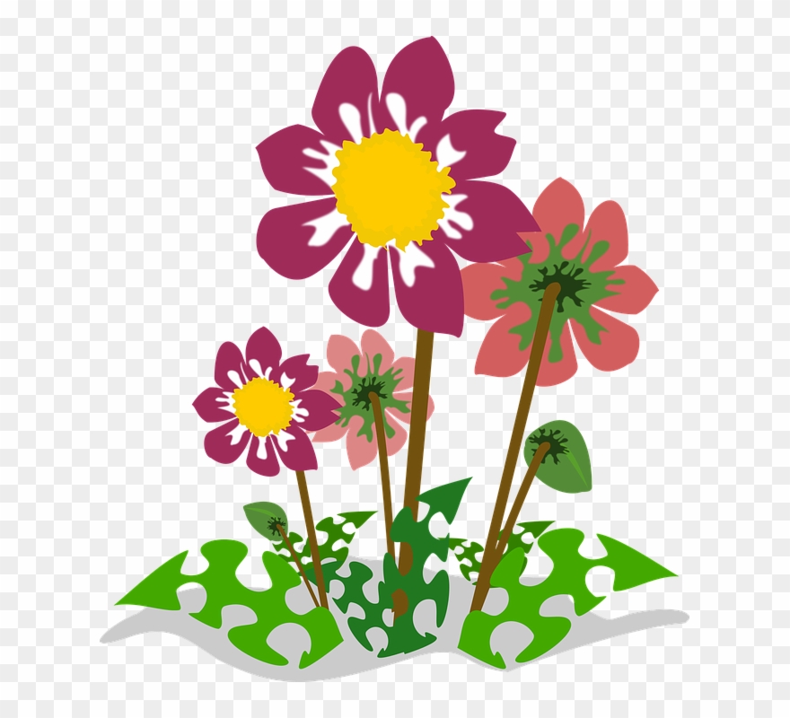 Clip Art Flor Flora Flower - Natur Clipart - Png Download