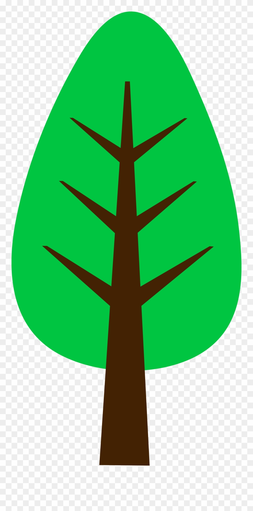 Simple - Tree Clipart Simple - Png Download