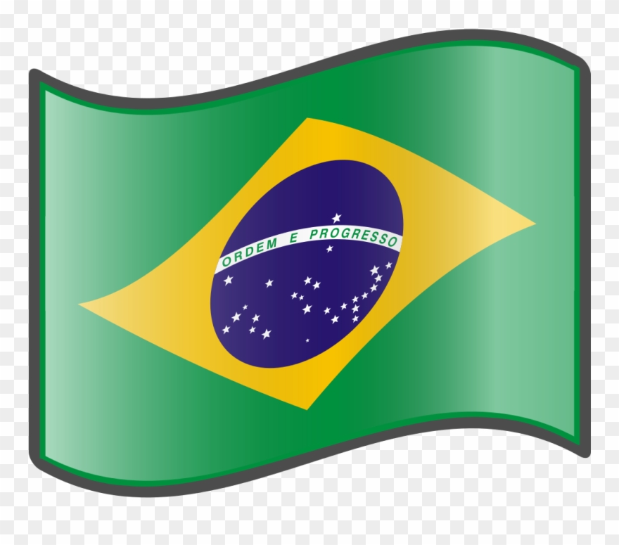 Brazilian Cliparts - Brazil Flag Clipart - Png Download