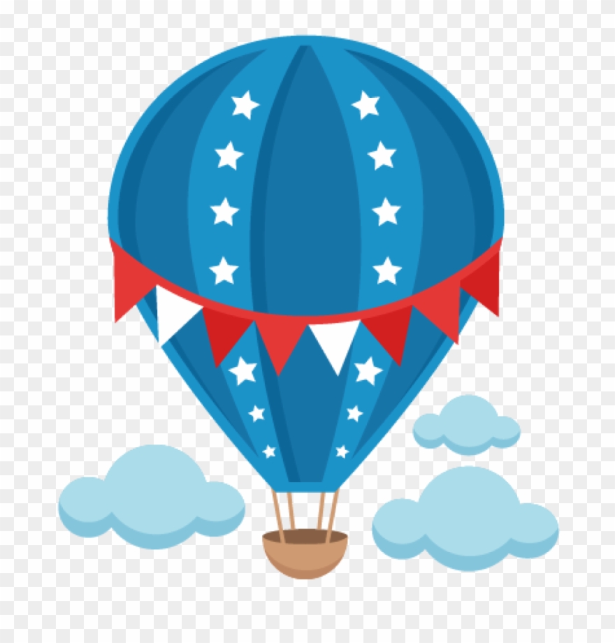 Hot Air Balloon Clip Art Free Patriotic Hot Air Balloon - Hot Air Balloon Clipart Png Transparent Png