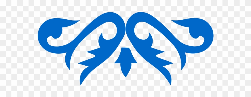 Happy Holidays Ornament Clipart, Vector Clip Art Online, - Ornamental Azul Png Transparent Png