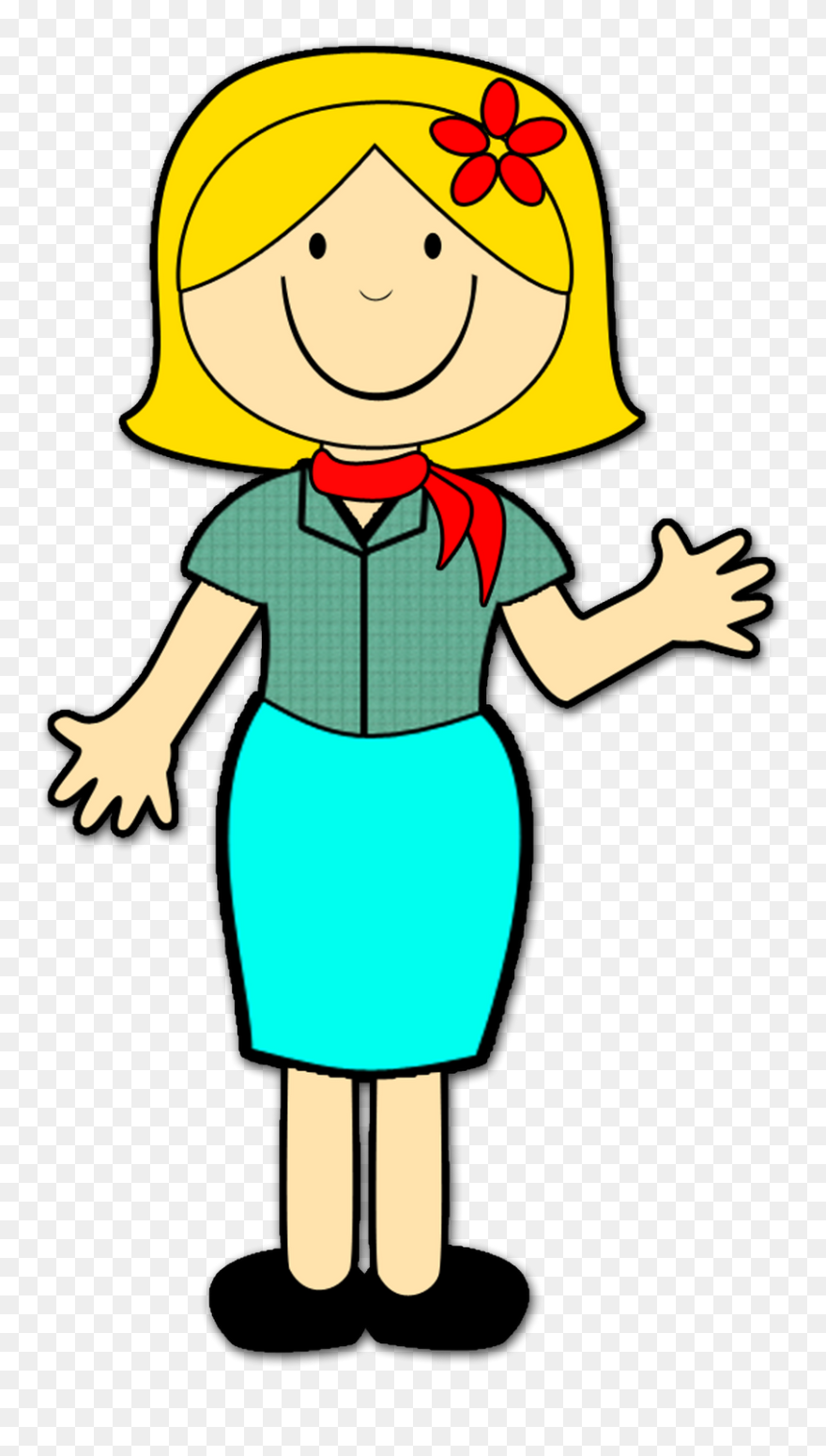 Free Animated Clipart For Teachers Clipart Collection - Teacher Clipart - Png Download