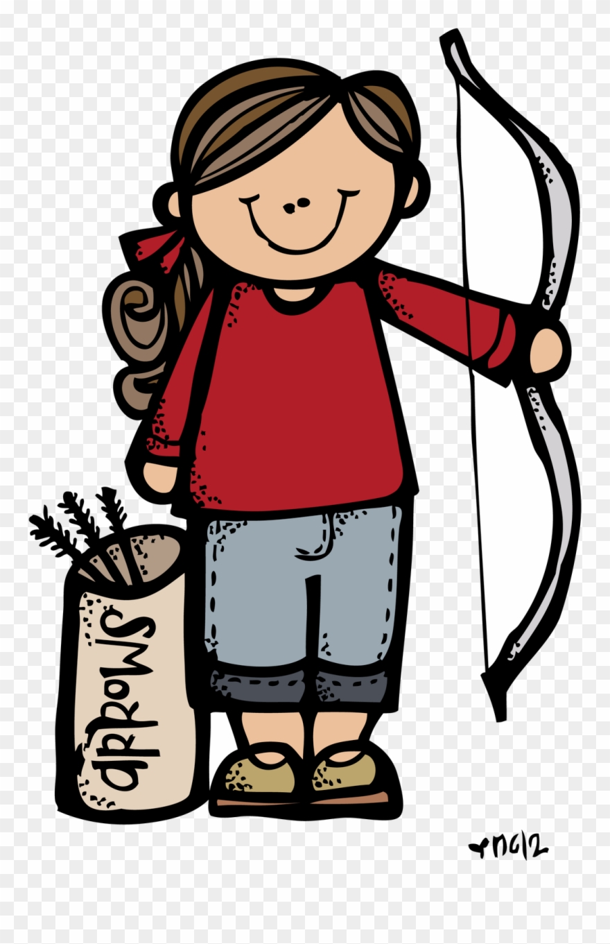 Melonheadz Lds Illustrating Girls Camp Illustrations - Camp Girl Clipart - Png Download