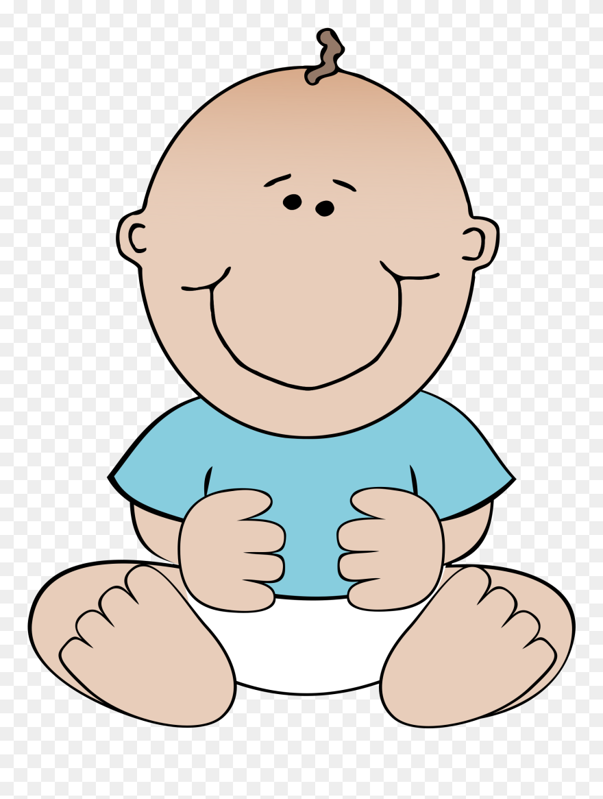 Sitting Baby Clipart - Baby Clipart - Png Download