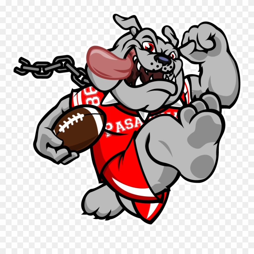 Phs Bulldogs Mascot By Sircle - Bulldog Football Player Png Clipart