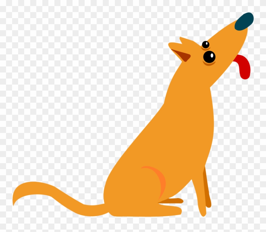 Happy Running Dog Clipart, Vector Clip Art Online, - Clip Art Vector Dog - Png Download