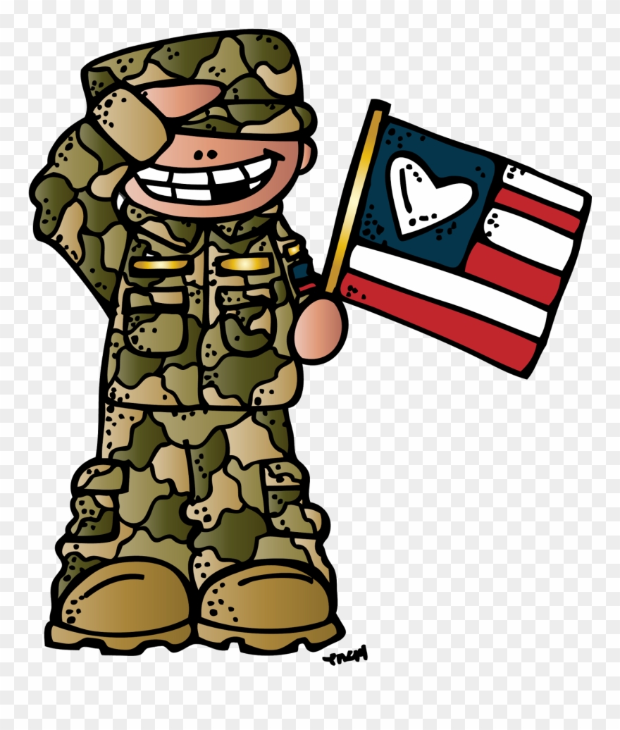 Clipart - Military - Melonheadz Veterans Day Clipart - Png Download
