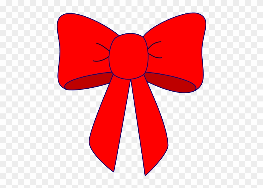 Clipart Bow Cheer Bow - Clip Art Red Bow - Png Download