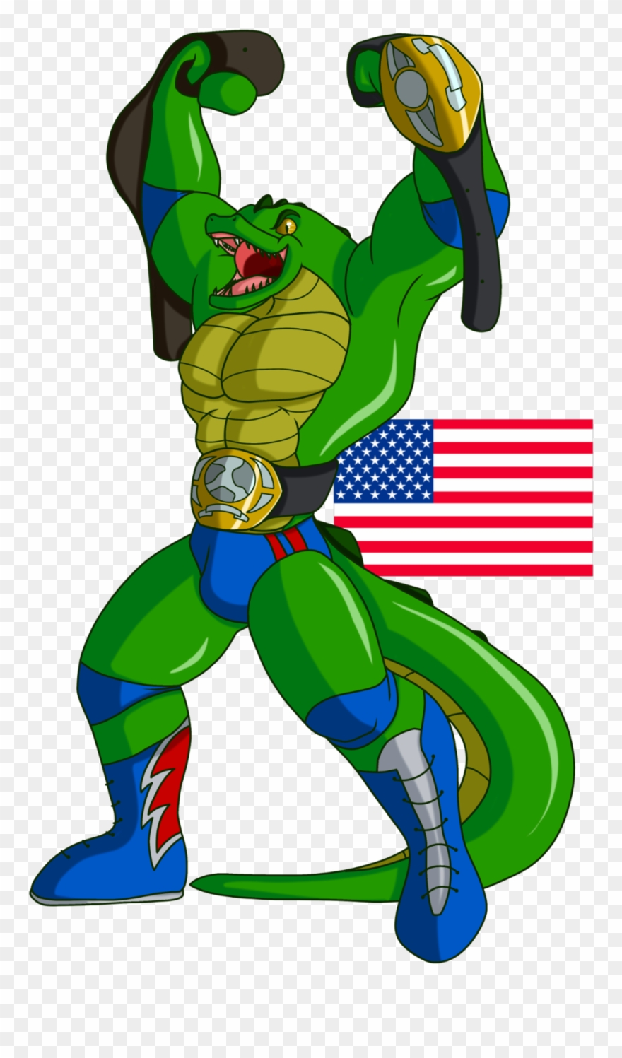 Furry Wrestling - Wrestling Animals Fan Art Clipart