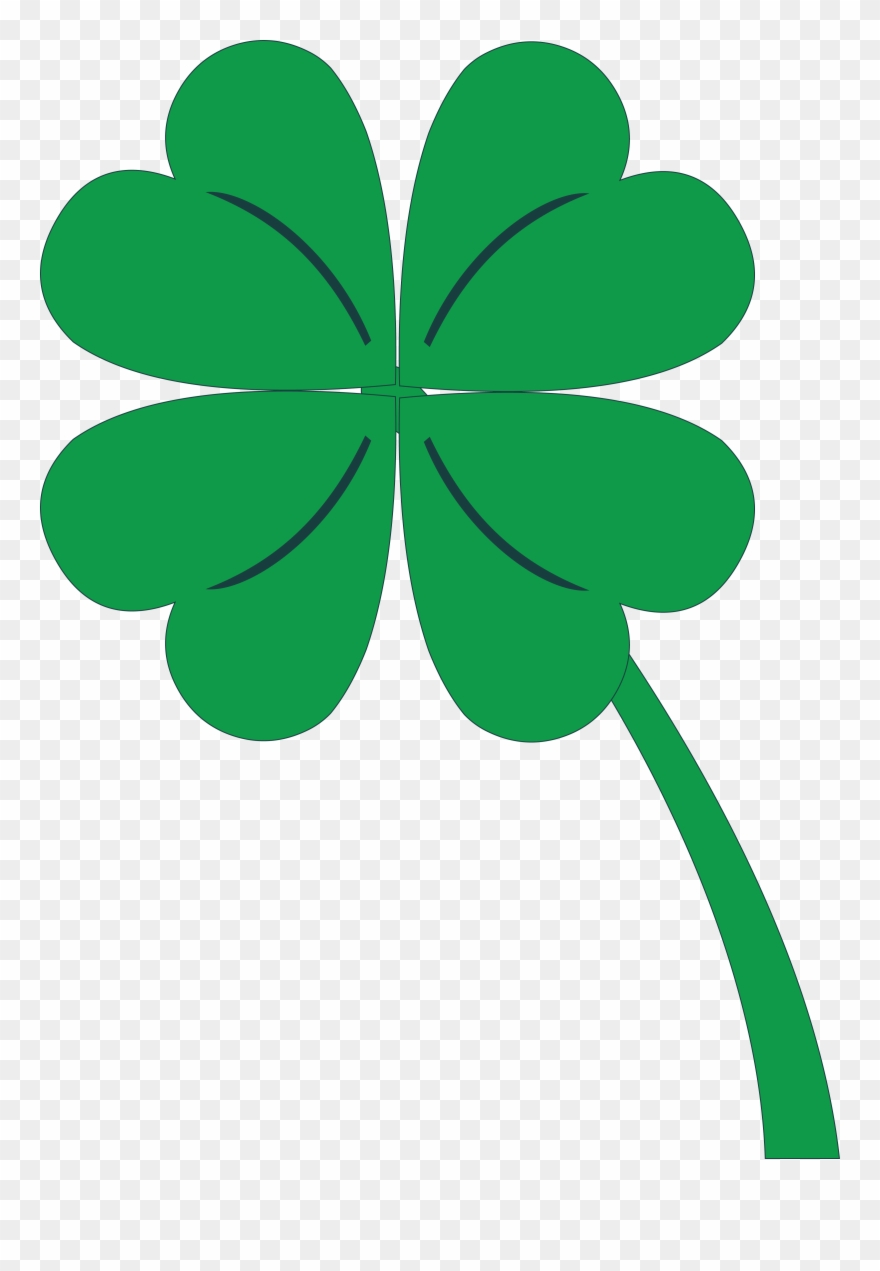 A Page's Has Free Clipart Links Directory - Four Leaf Clover Cross Stitch Pattern - Png Download