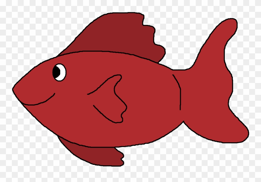 Fish Clipart - Clip Art Red Fish - Png Download