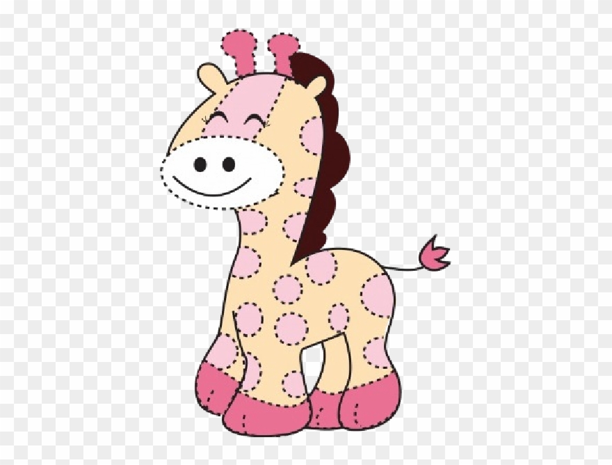 Baby Giraffe Clip Art Baby Clipart Baby Image - Pink Baby Giraffe Clipart - Png Download