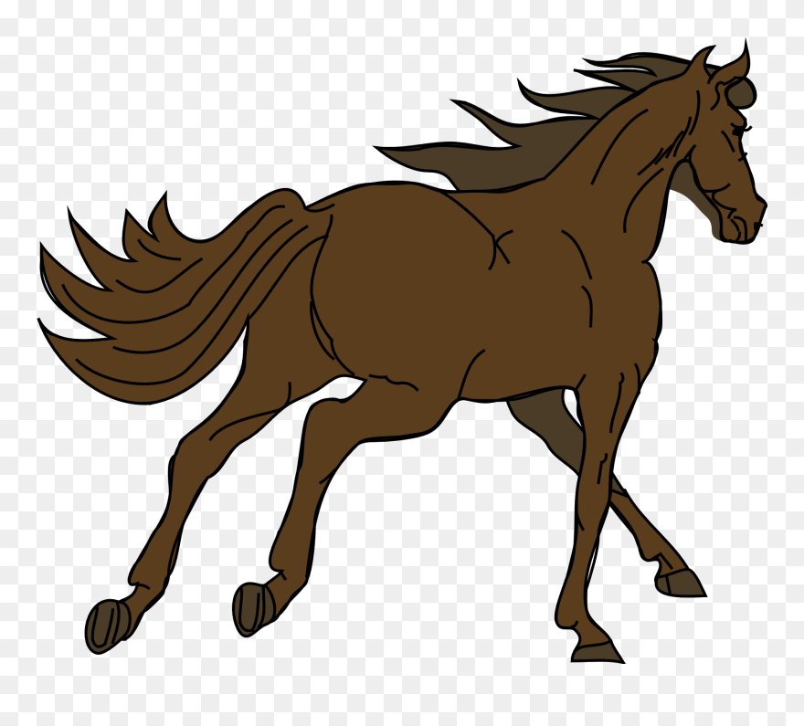 Running Horse Clipart - Running Horse Gif Png Transparent Png