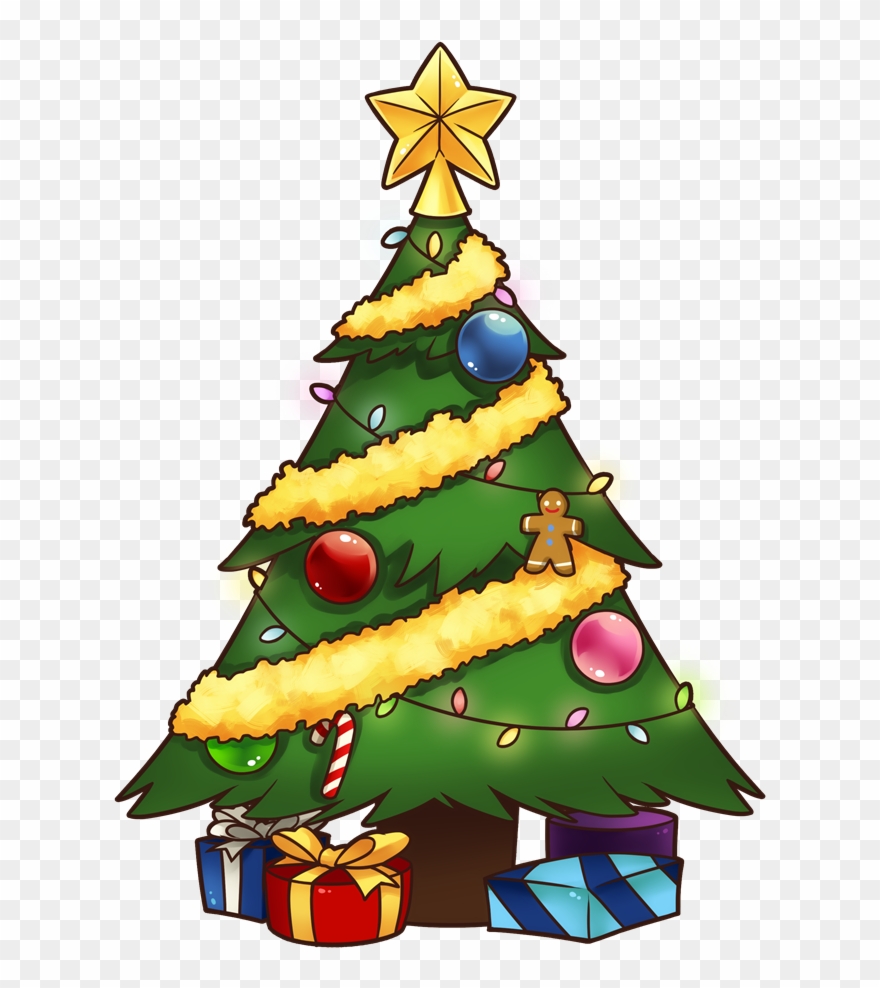 Christmas Tree Free To Use Clip Art - Free Christmas Tree Clip Art Color - Png Download