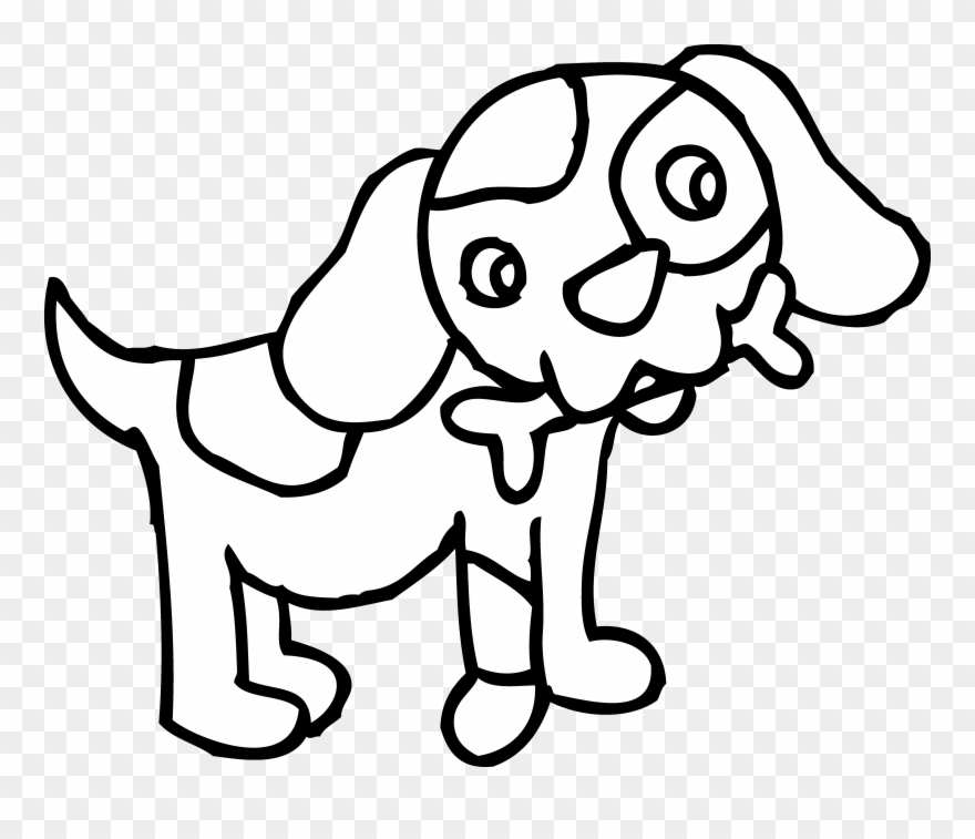 Download - Dog Clipart Black And White Transparent - Png Download