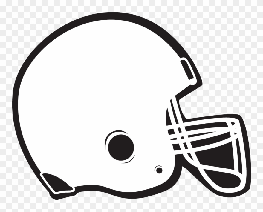 Football Clip Art Free Downloads - White Football Helmet Clipart - Png Download