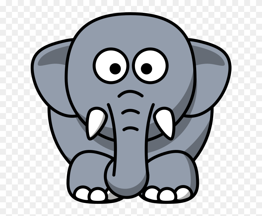 Baby Elephant Clip Art - Elephant Clipart - Png Download
