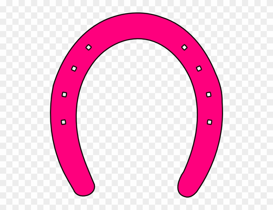Horseshoe Horse Shoe Clip Art Vector Free Clipart - Horse Shoes Transparent Pink - Png Download