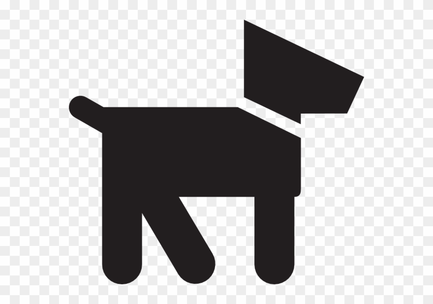 Dog Silhouette Clip Art - Dog Piktogram - Png Download