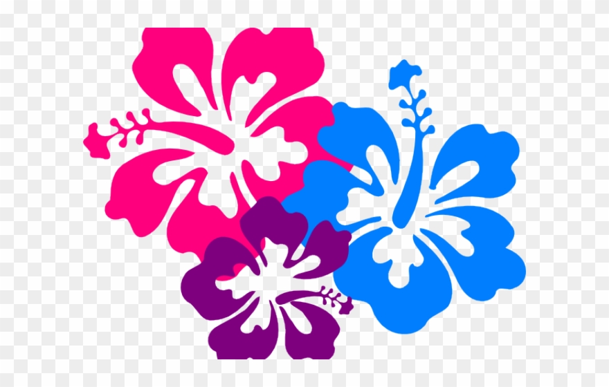 Hibiscus Clipart Luau - Clip Art Hibiscus Flower - Png Download
