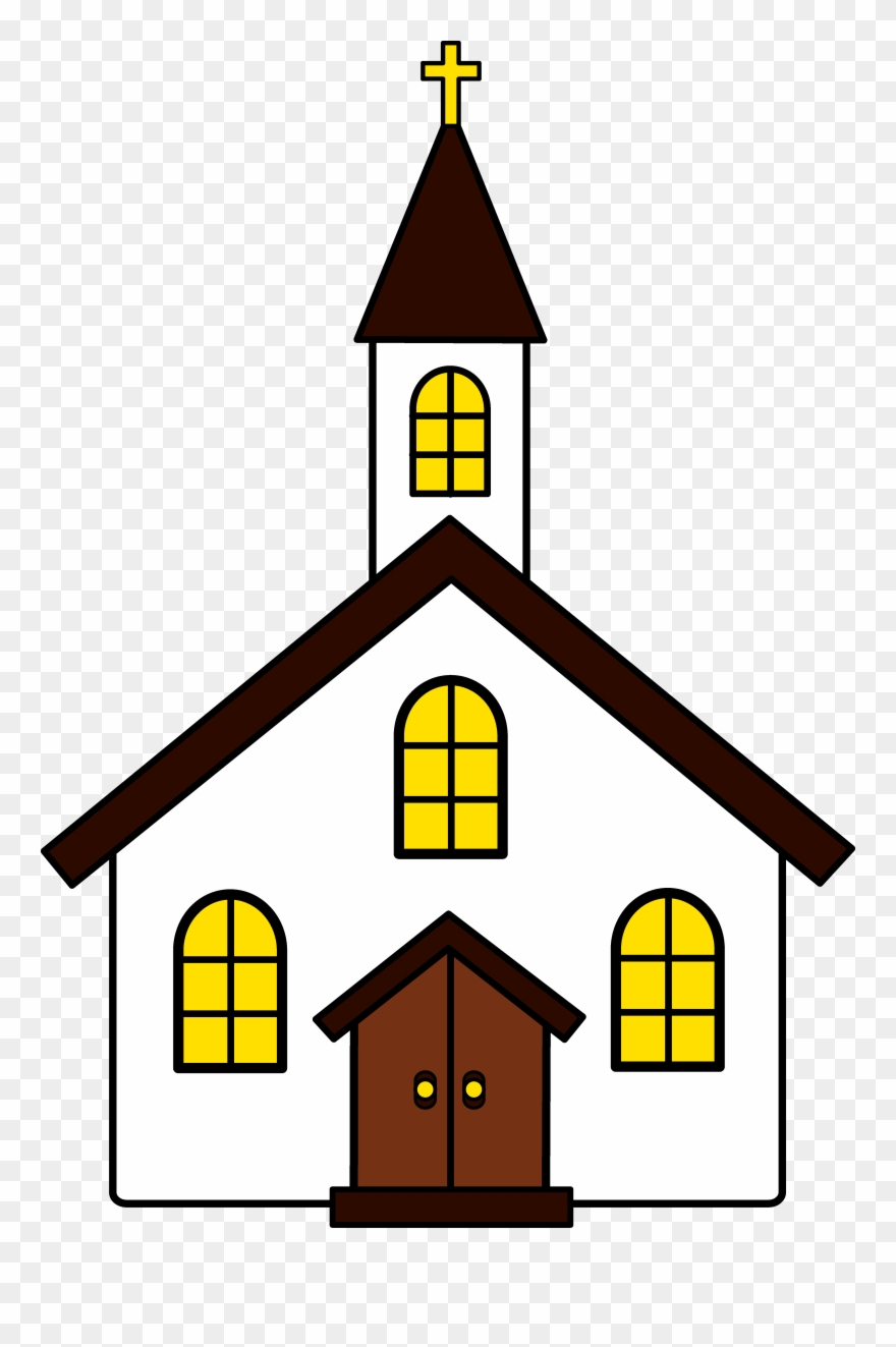 Church Clip Art Black And White - Church Clipart - Png Download