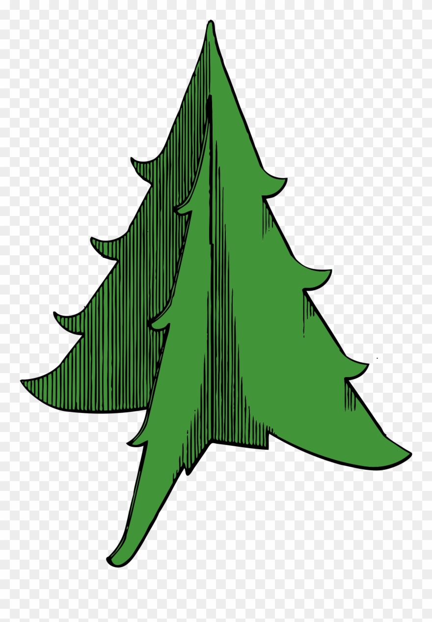 Clip Art Christmas Christmas Tree Christmas Day Drawing - Christmas Tree - Png Download