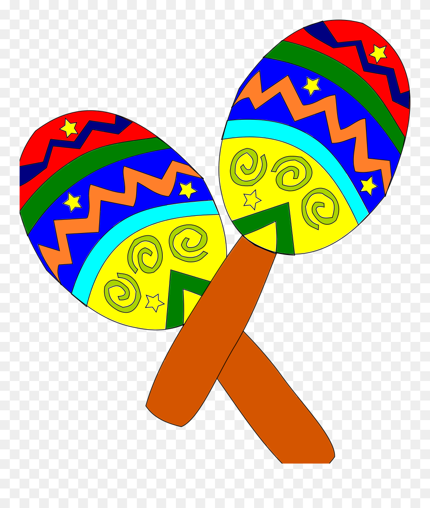 Instrument Clipart Spanish Maraca - Maracas Clipart - Png Download