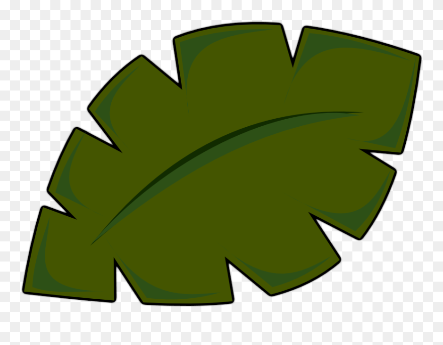 Free To Use Amp Public Domain Leaves Clip Art - Jungle Leaf Coloring Pages - Png Download