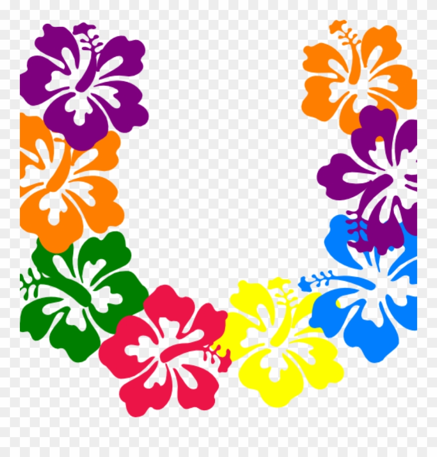 Hawaii Images Clip Art Hawaiian Clip Art Free Downloads - Hawaiian Flower Necklace Clipart - Png Download