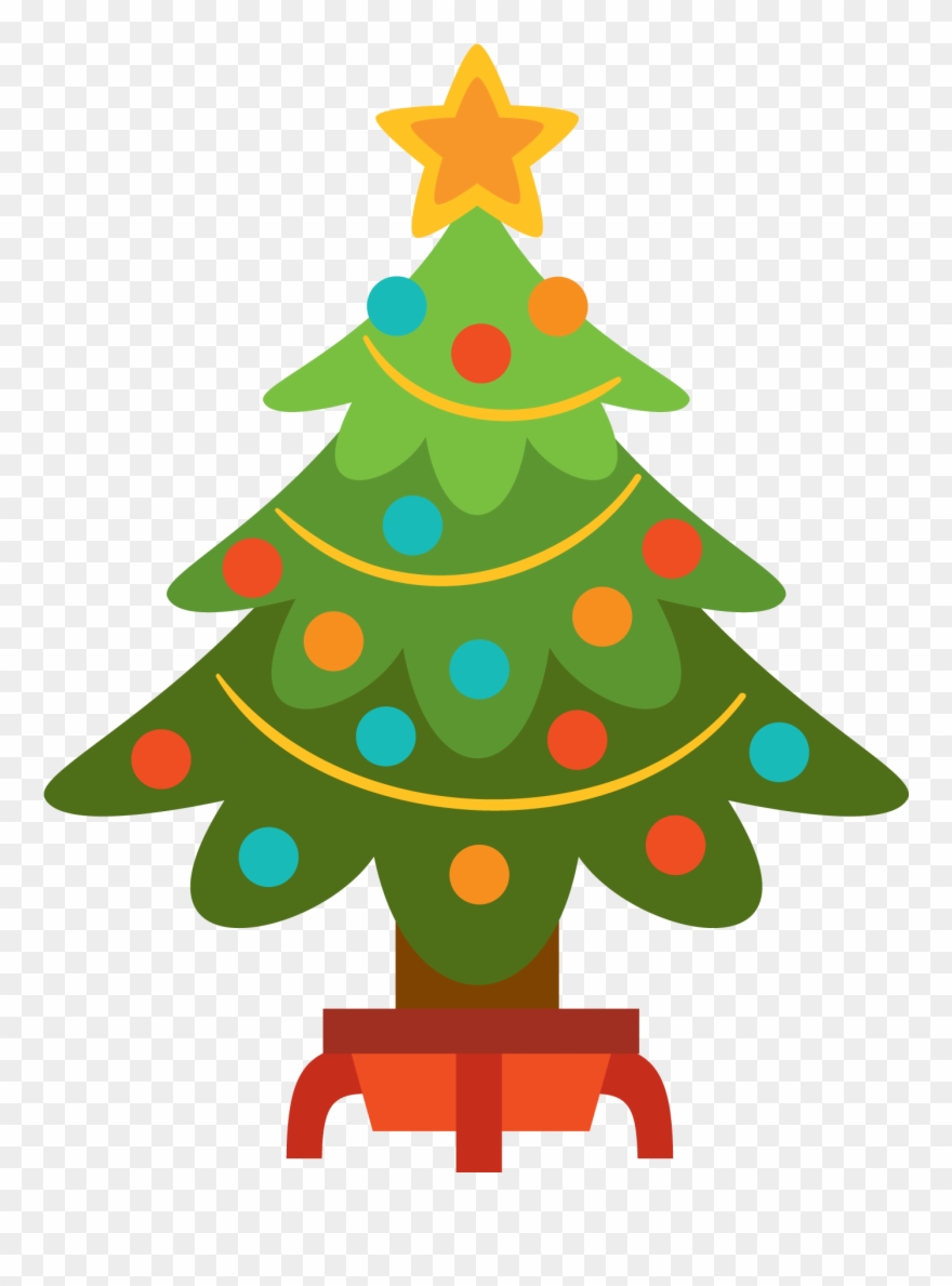 Free Christmas Tree Clip Art Christmas Moment Image - Simple Christmas Tree Clipart - Png Download