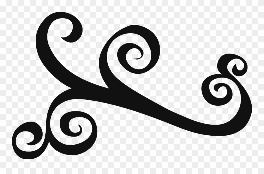 Clip Arts Related To - Swirl Design - Png Download