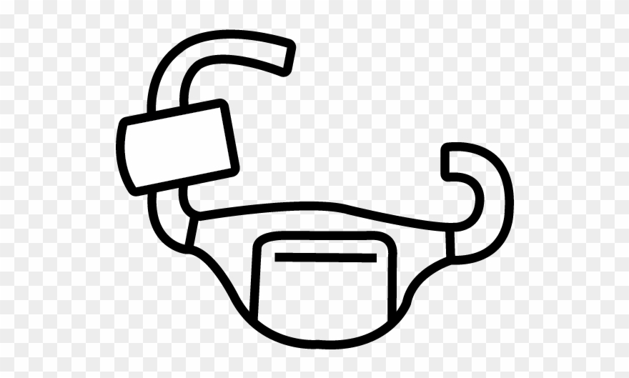 Fanny Packs - Line Art Clipart