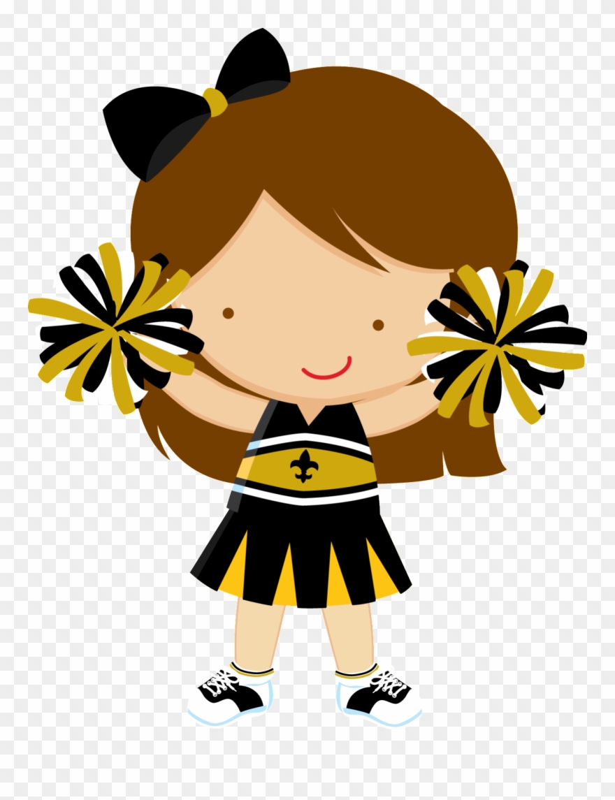 Sports & Ginástica Cheerleader Clipart, Sports Party, - Personalized Shower Curtain - 69x70 - Png Download