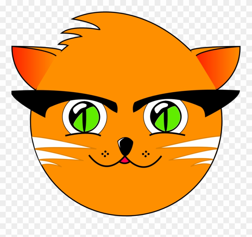 Cat Clipart, Vector Clip Art Online, Royalty Free Design - Cat Masks Clip Arts - Png Download