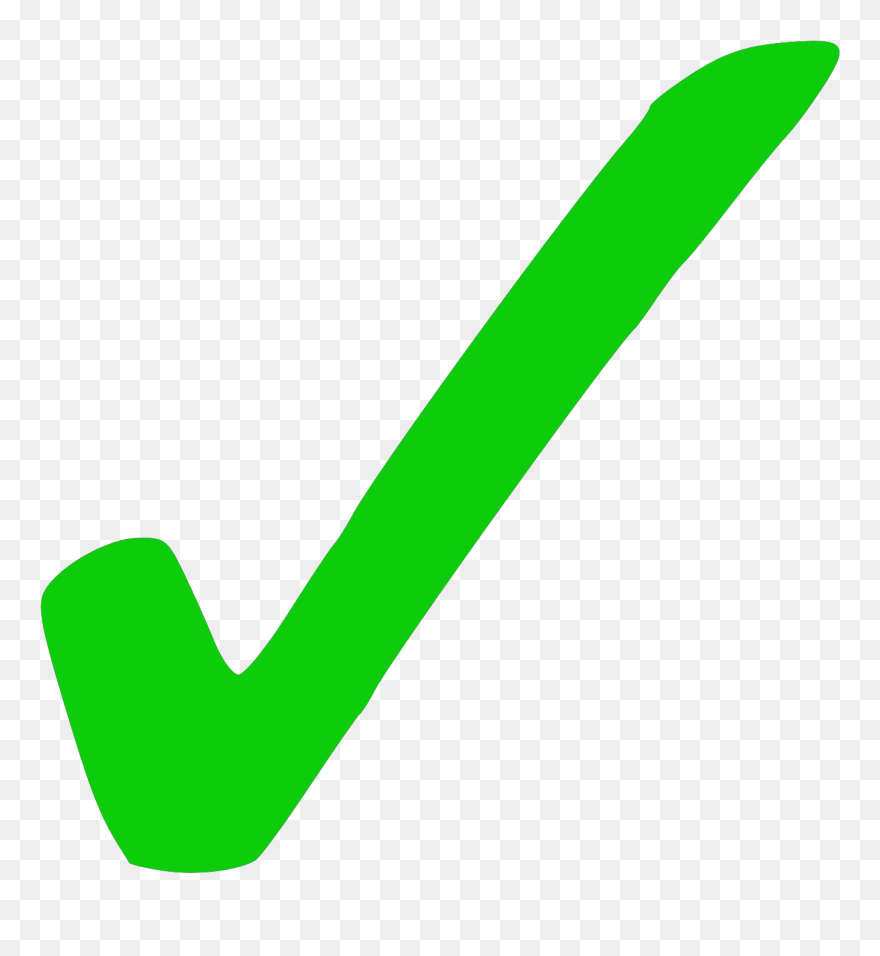 Check Mark Clipart This Image As - Green Check - Png Download