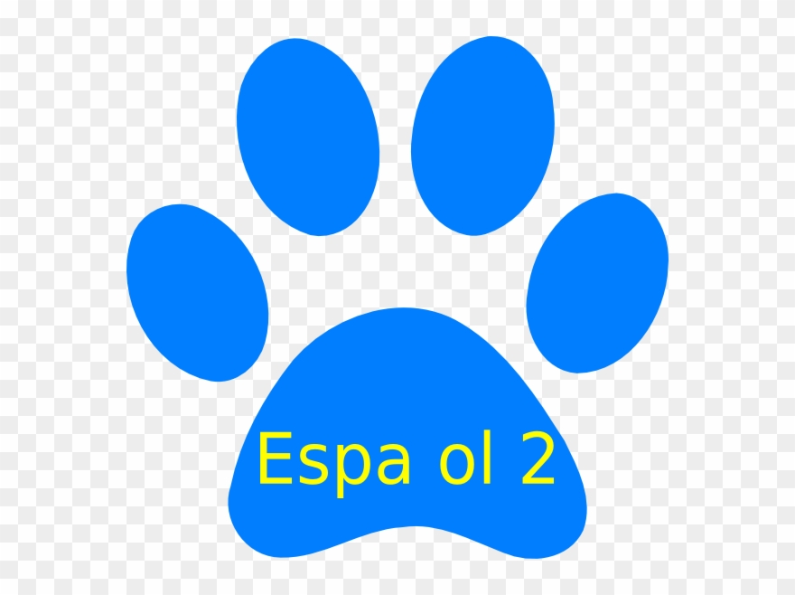 Color Huella De Perro Clipart