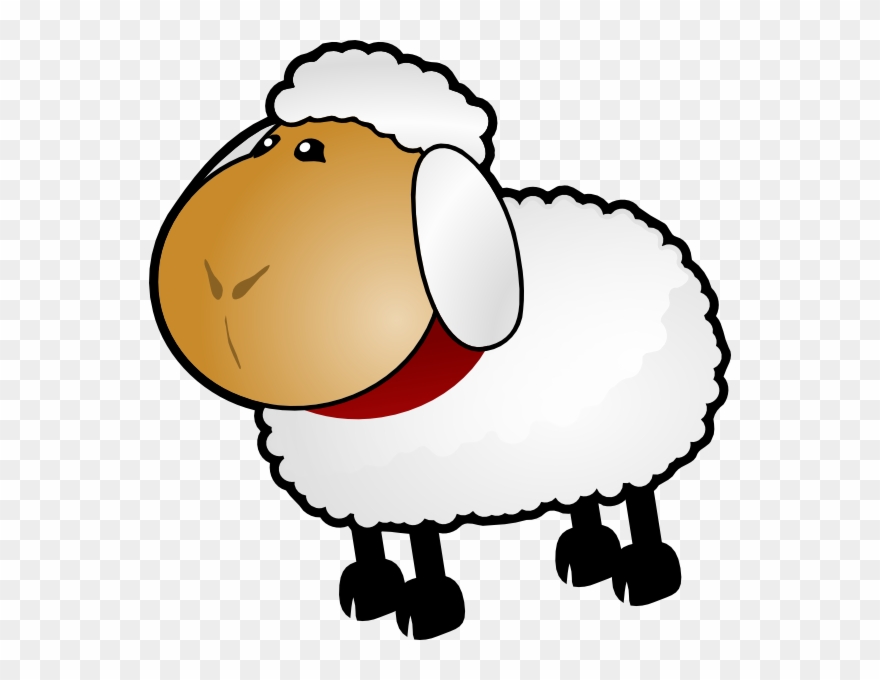 Sheep, Rotate 5 Clip Art - Sheep Clip Art - Png Download