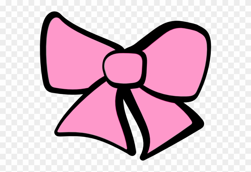 Cheer Bow Clipart - Girls Hair Bow Clip Art - Png Download
