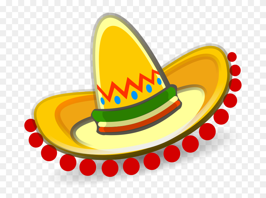 Clip Art Mexican Sombreros Www Graduation Party - Sombrero Clip Art - Png Download