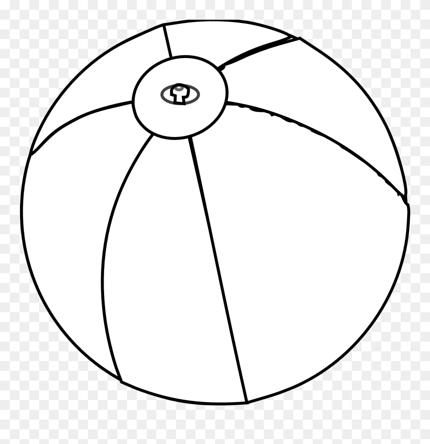 Beach Ball Clip Art - Clip Art - Png Download