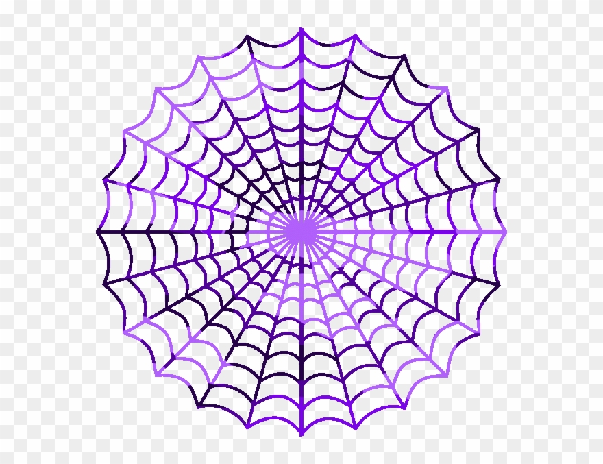 Camouflage Purple Spiders Web Image - Spiderman Web Coloring Pages Clipart