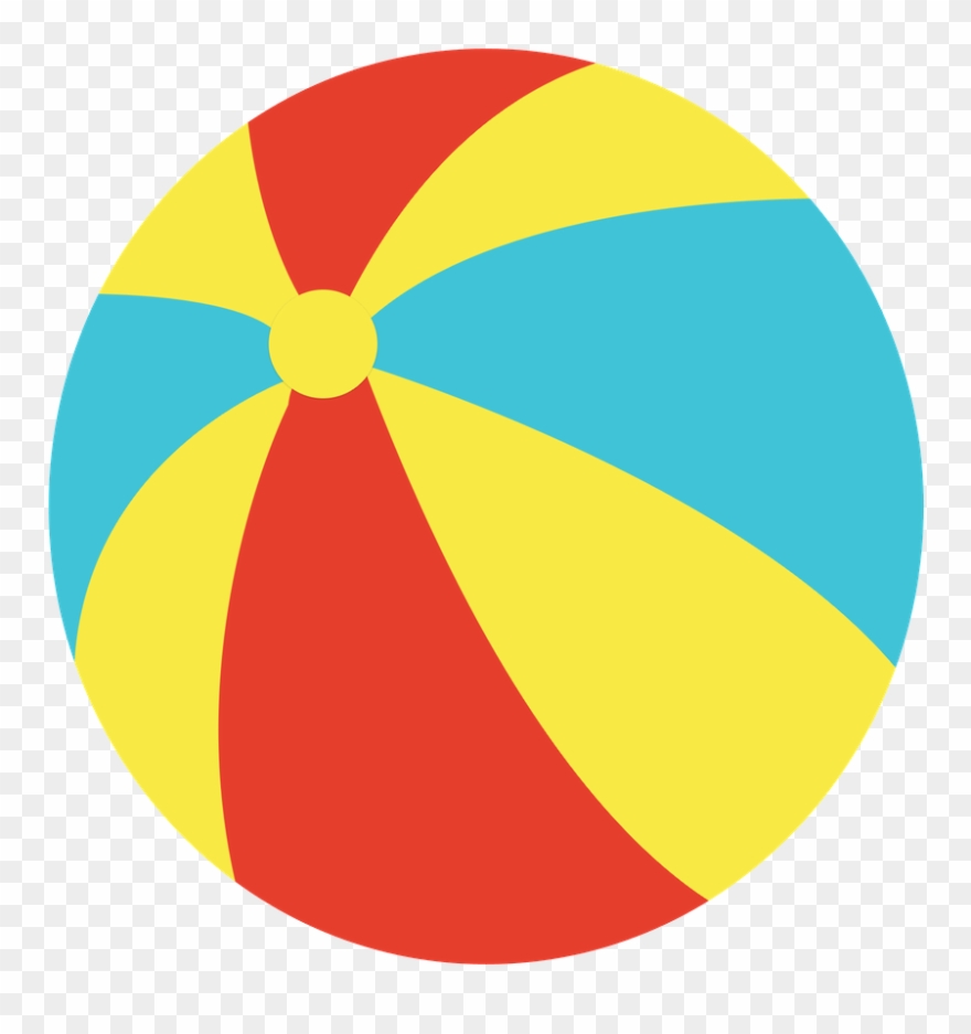 Summer Beach, Ocean Beach, Summer Fun, Summer Clipart - Bola Pool Party Png Transparent Png