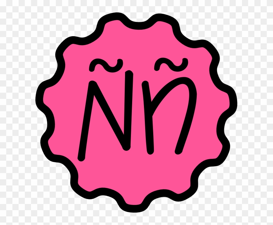 Spanish Clipart - Flapjack - N With Accent Mark - Png Download