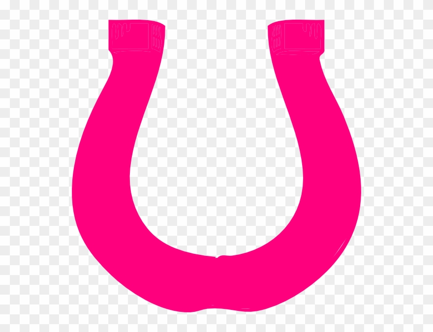 Pink Horseshoe Clip Art - Pink Horseshoe Clipart - Png Download