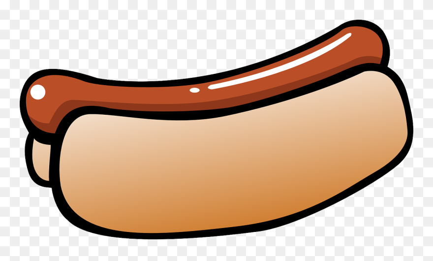 Summer Clipart Hotdog Image - Hot Dog Clipart Transparent - Png Download
